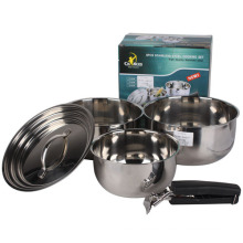 5 PCS Stainless Steel Cooing Pots